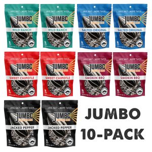 Jumbo Sunflower Seeds Sampler Pack (10 Pack)